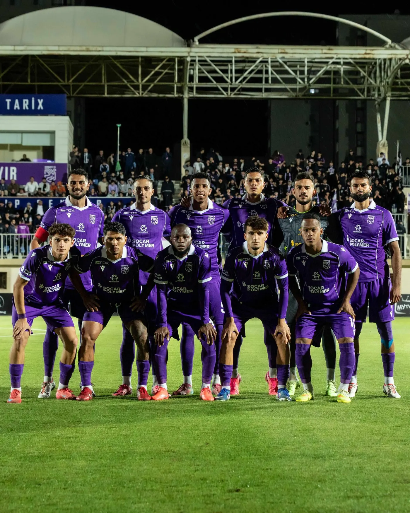Sumqayıt FK komandası Qarabağla oyundan əvvəl